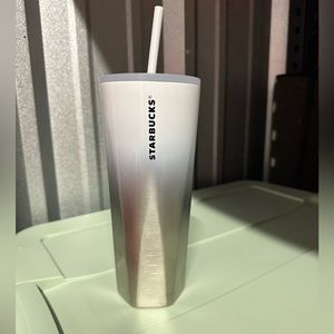 NEW Starbucks venti ombré geometric tumbler